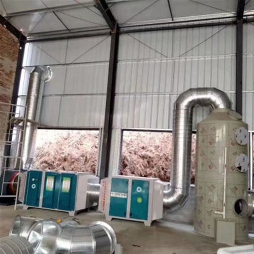 光氧废气处理设备活性炭吸附环保箱pp不锈钢喷淋塔废气处理设备