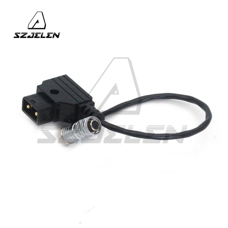 B口D-Tap公头转弯头 SF6 2针 摄像机bmpcc 4k / 6k电源线