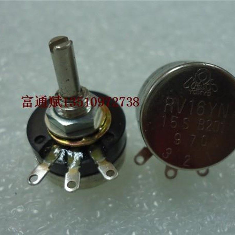日本原装TOCOS电位器RV16YN-15S-B201 B200欧15MM轴长