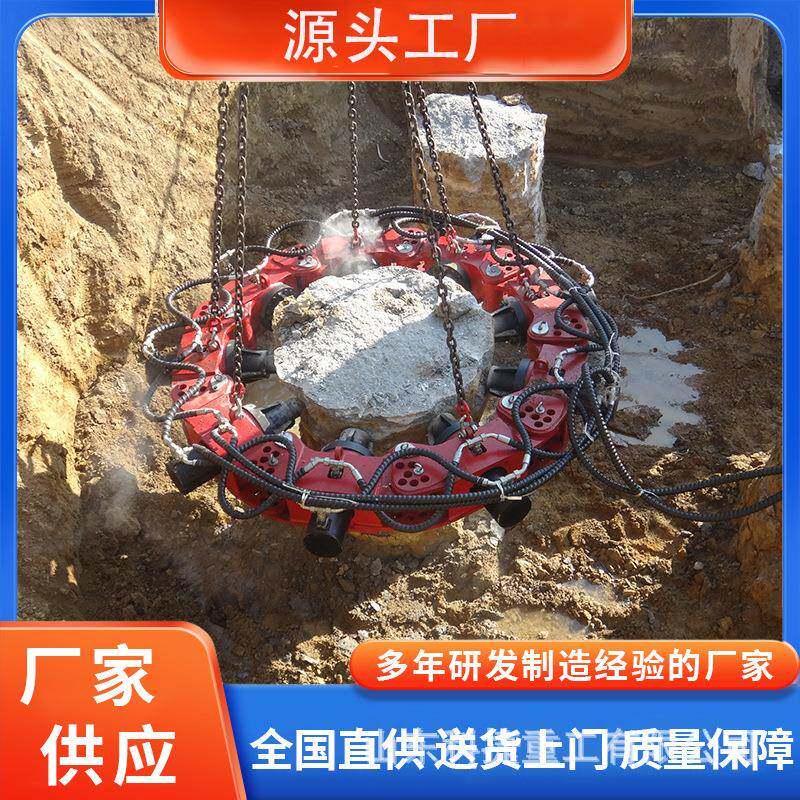 钢筋混凝土截桩机器 墩拆除液破压破桩机 358桥圆形桩桩除用设备