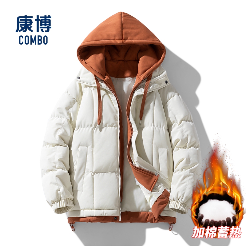 康博男士冬新款保温保暖休闲棉衣