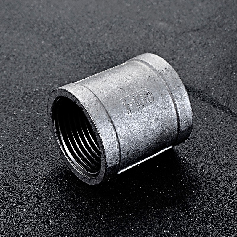 304/316不锈钢内丝管箍铸造内 精铸内丝内螺纹直接4分6分1寸2寸