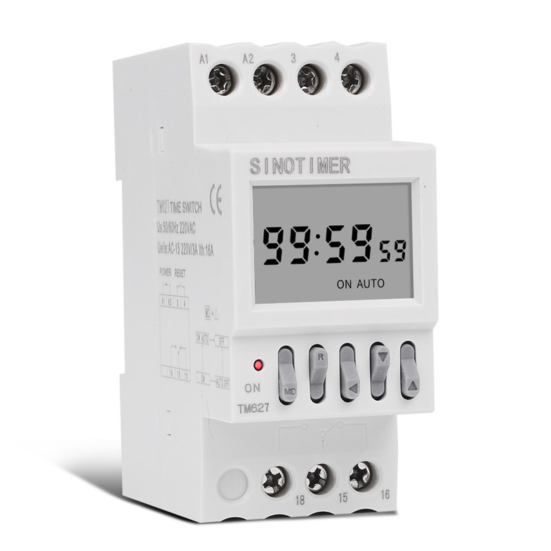 TM627 电源时控开关智能开关定时器G控制  循环时间控制器220V
