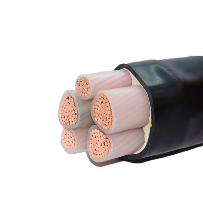 工厂电力电缆国标低压力q铜芯YJV-0.6/1kV 3+2芯电线电缆