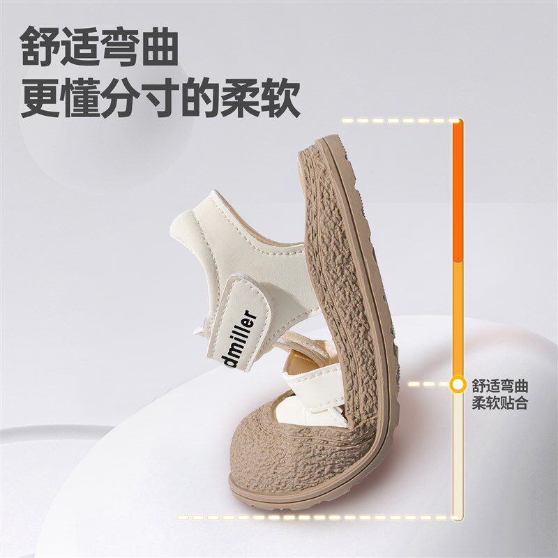 儿童凉鞋2025夏季新款2一3-4岁溯溪鞋防滑小童包U头软底男童沙滩