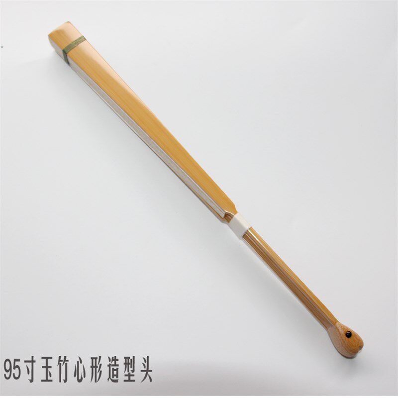 苏州文玩玉竹折扇 A级95寸18方玉W竹造型头折扇