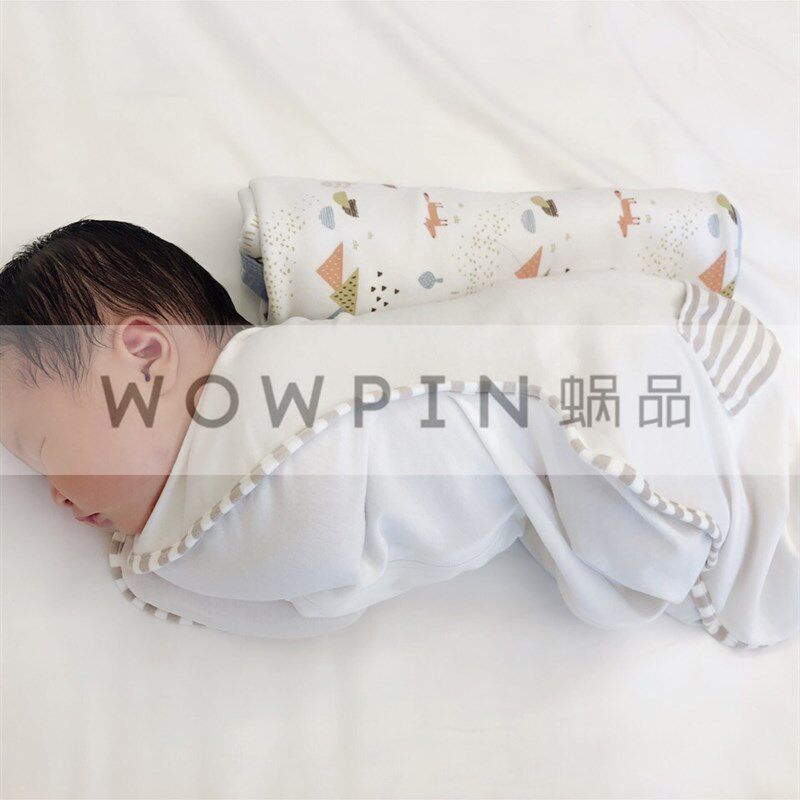 跟单 婴儿睡袋新生儿防惊跳夏季薄款竹纤维宝宝投降式睡姿0..2tog