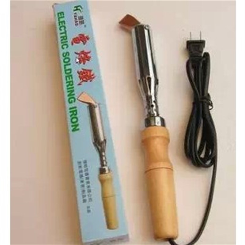 厂家直销大功率电烙铁 雅皓牌200W木柄电烙铁 弯头铜咀电烙铁