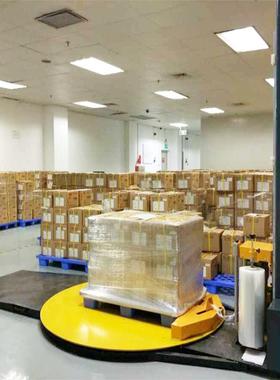 托盘缠膜机全自动吨袋缠绕包装机定制1650饮料箱子缠绕膜打包机