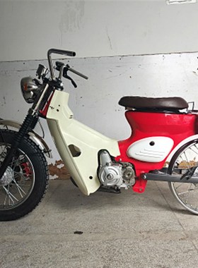 适用幼兽C50/C70加长后平叉 CUB110嘉陵CoCo机车方管加宽后轮叉