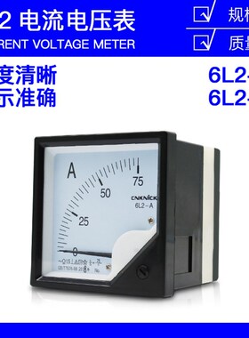 交流直流电流表6L2-A450V 6C2-A/V赫兹表HZ功率因数千瓦COS指针表