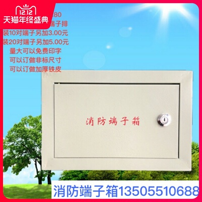 消防端子箱消防报警模块箱200*300*80弱电电源接线箱20对10对订做