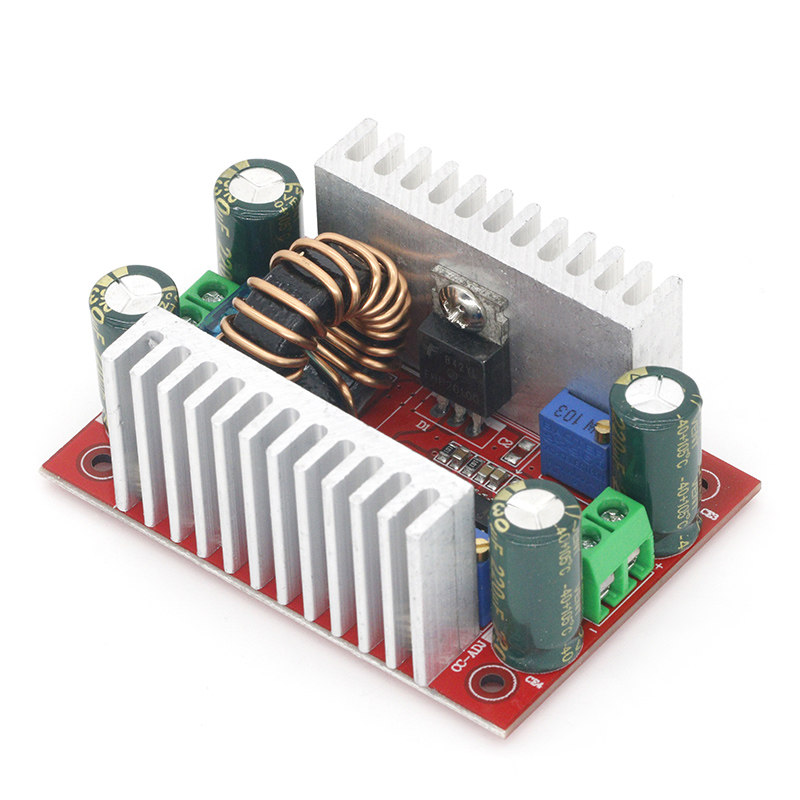 400W15A恒流升压模块DC直流12v24v转36v48V 变换器可调电源变压器