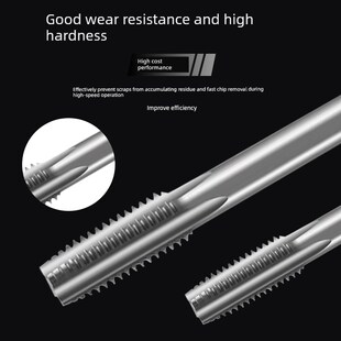 机直槽丝锥攻丝钻头细齿M8丝锥M10M12M6机丝锥粗齿高速钢
