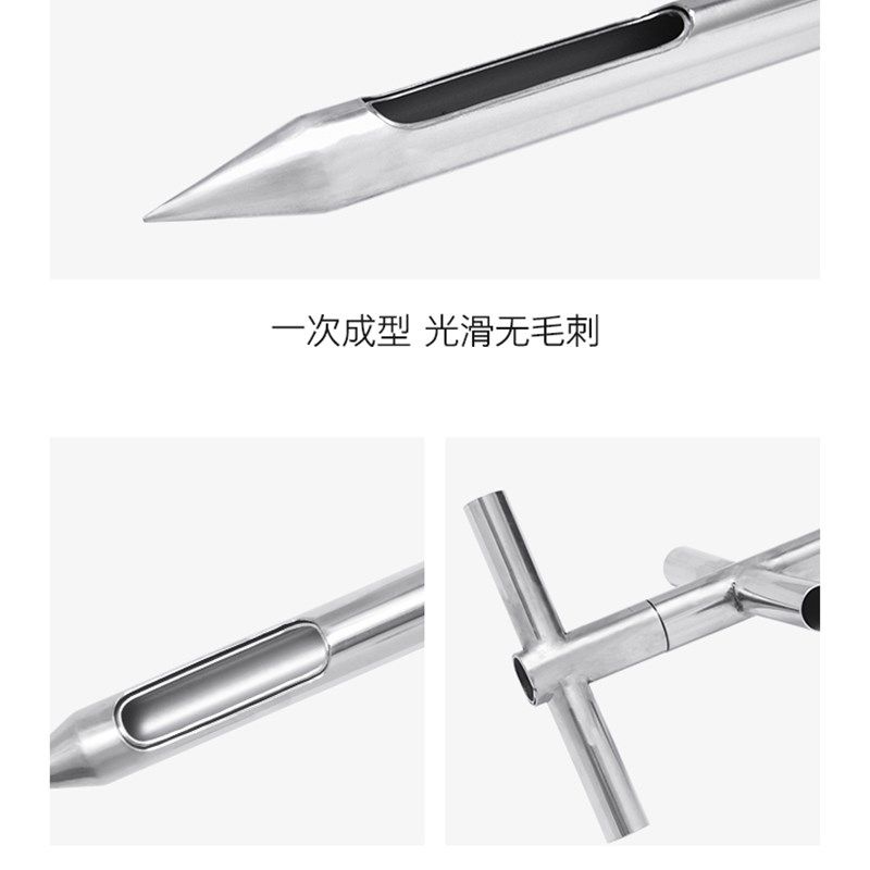 316不锈钢双管分层粮食取w样器水泥扦样钎探子商砼粉煤灰玉米小麦