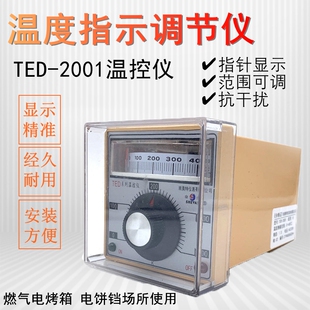 温控仪TE TED 指针式 2002 72温控器温度控制调节仪220V400度 2001