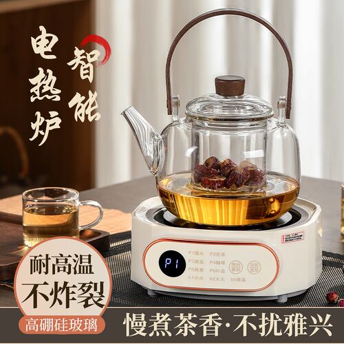 煮茶炉养生壶玻璃煮茶炉迷你小型保温加热家用办公宿舍发热电陶炉