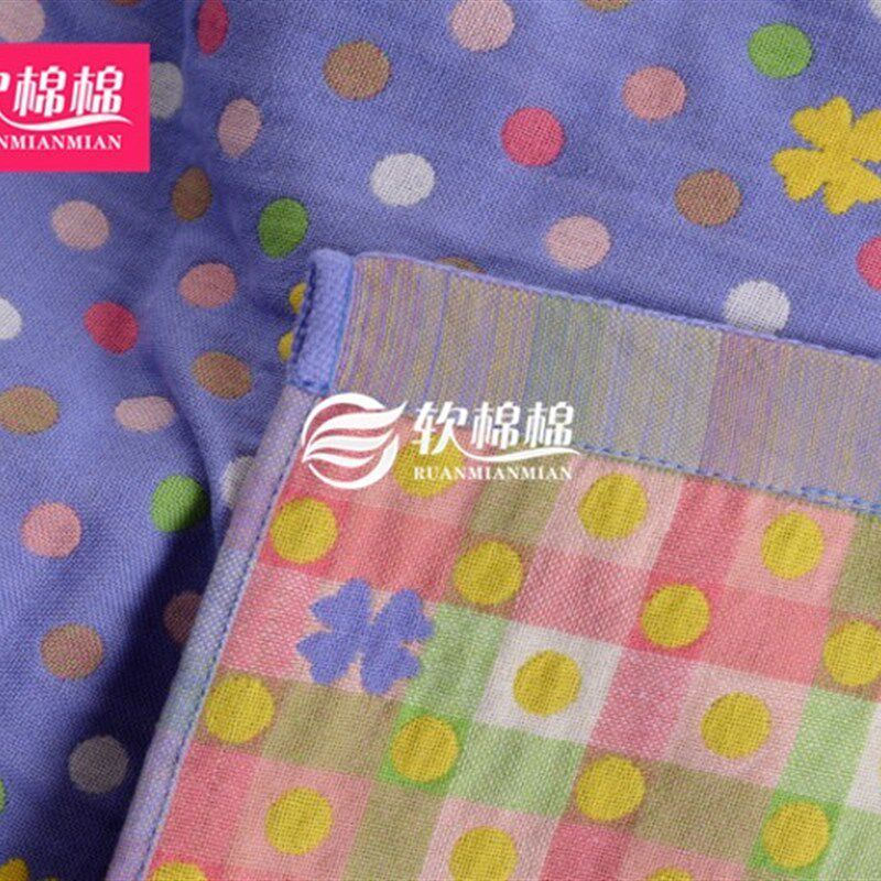 毛巾被纯棉纱布夏季单人双人加大盖毯三层纱布柔软可Y做床单空调