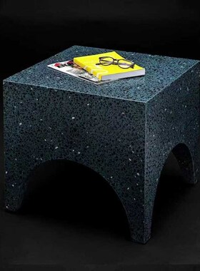 黑色大颗粒水磨石600x600D彷古砖瓷砖饭厅服装店防滑地砖