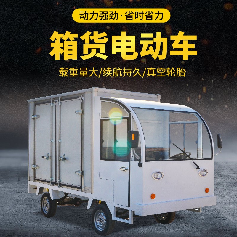 电动四轮箱货拉货载货车大功率载重王电动箱货S农用电动车拉货车