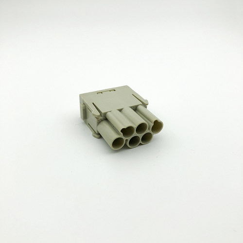 重载连接器6芯针冷压组合模块HVME-006-MC/FC 16A 830V 8KV 3公母