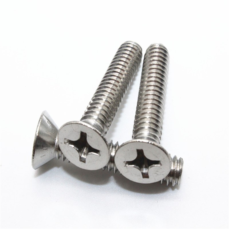 304不锈钢美标.美制十字槽平机螺丝.沉头螺栓5/16-18*3/8 1-1/8 2