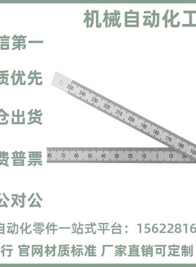 替怡合达刻度尺BLR02/12/32/42/52/72-L60/L100/L200/L300铝标尺