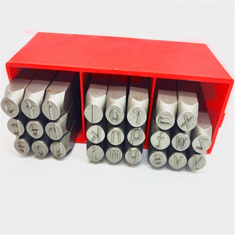 异形首饰冲子字錾小写钢印字母英文字模皮革DIY字钉2至12.5mm定制