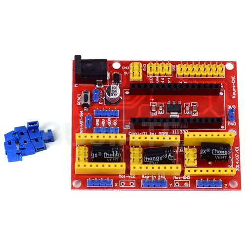 高品质 CNC shield v4 激光雕刻机套件扩展板 for arduino