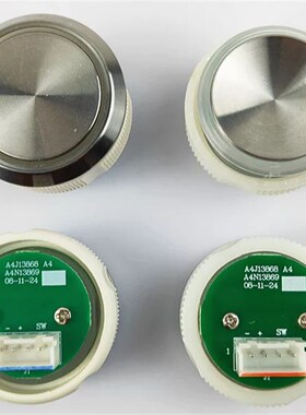 恒达富士电梯按钮A4J13868 A4J12453 52461怡达帝奥KA316 AN124圆