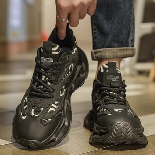 2025新款男鞋夏季n透气跑步运动鞋男士潮流男款鞋子百搭厚底老爹