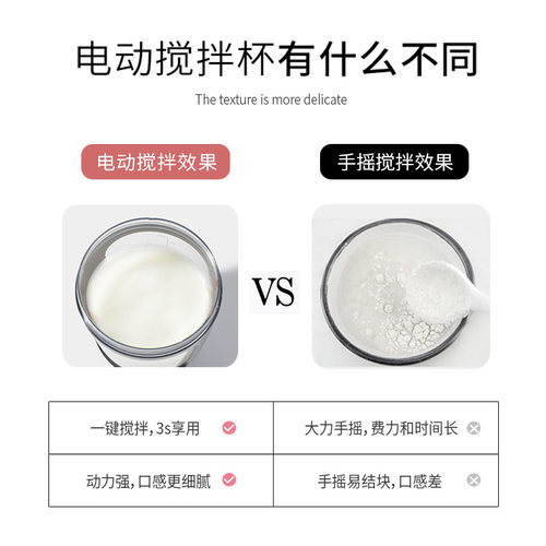 全自动搅拌杯电动l便携健身水杯子充电款咖啡蛋白摇粉杯新款摇摇