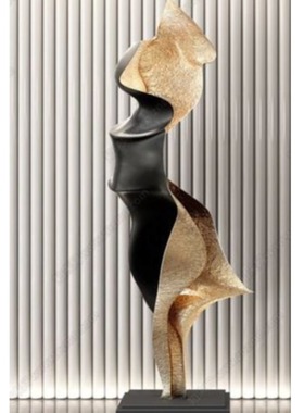 售楼处酒a店空间装置艺术雕塑定制抽象装饰艺术品落地大型工艺摆