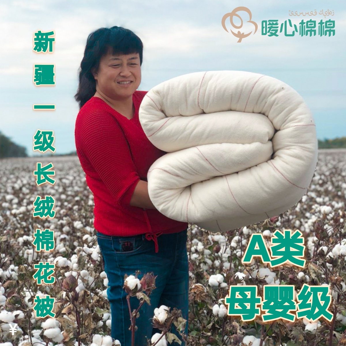 新疆手工花棉被全棉加厚冬v被棉胎长绒棉絮被芯学生被双人盖被