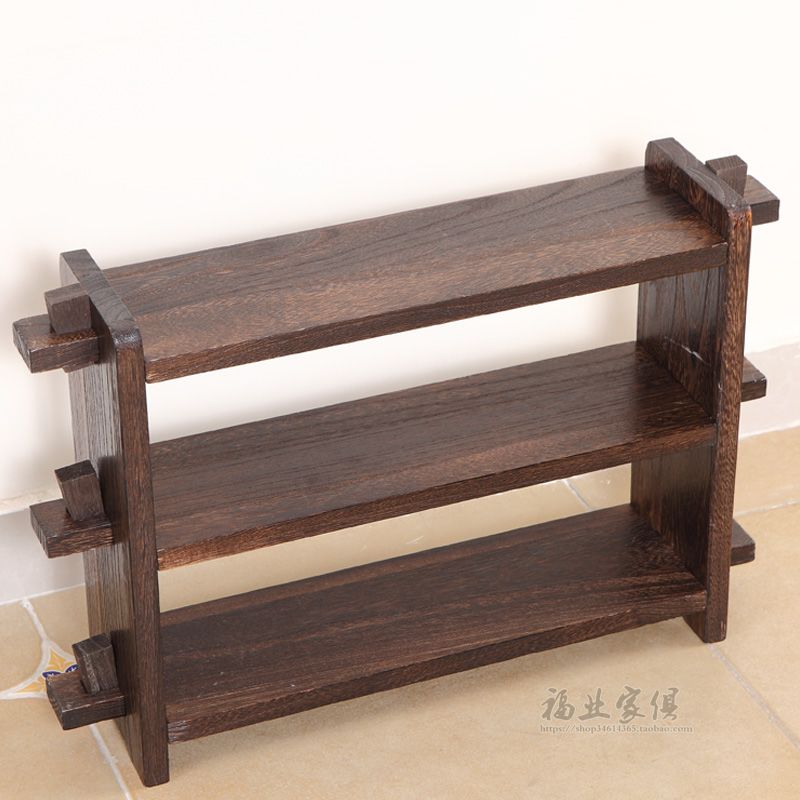 日式茶具置物架茶壶茶具架茶架子紫砂壶I展示架茶托小博古架多宝