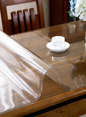 透明PVcC防水防油防烫免洗餐桌桌布软质塑料玻璃茶几垫塑料台布