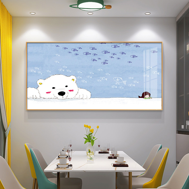 2023新款饭厅装饰画现代简约饭厅厨房墙面N挂画单幅客厅背景墙壁