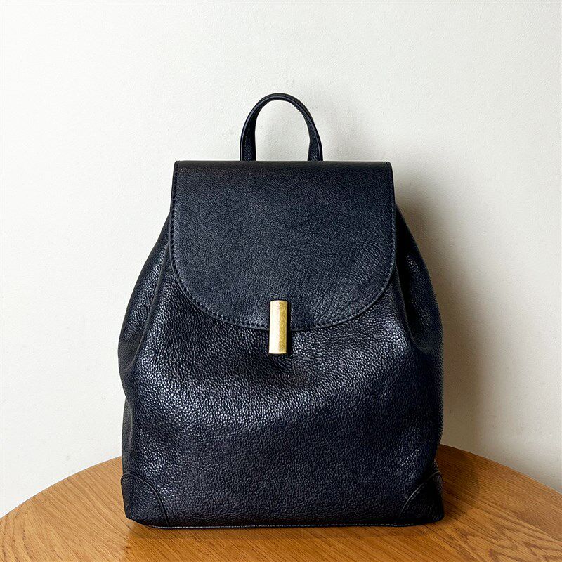 简约覆古真皮后揹包女小包小型轻便头层牛皮女士揹包女包2025新款