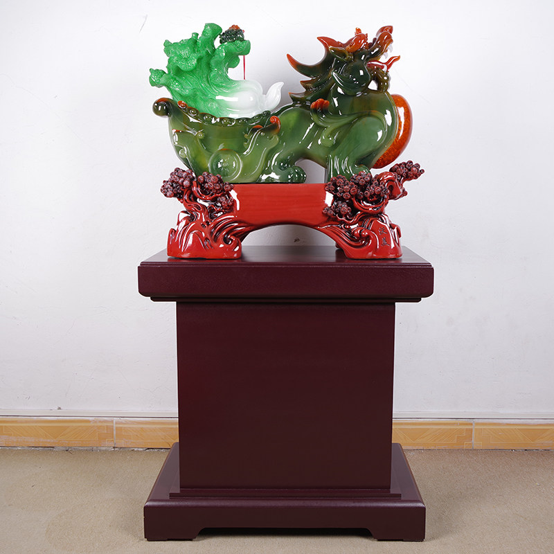 特大号招财纳福貔貅落地s摆件大型办公室酒店大厅皮丘开业商务礼