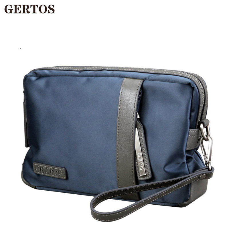 潮牌手包牛津布男士大容量手拿包尼龙休闲时尚男包手抓包帆布包韩