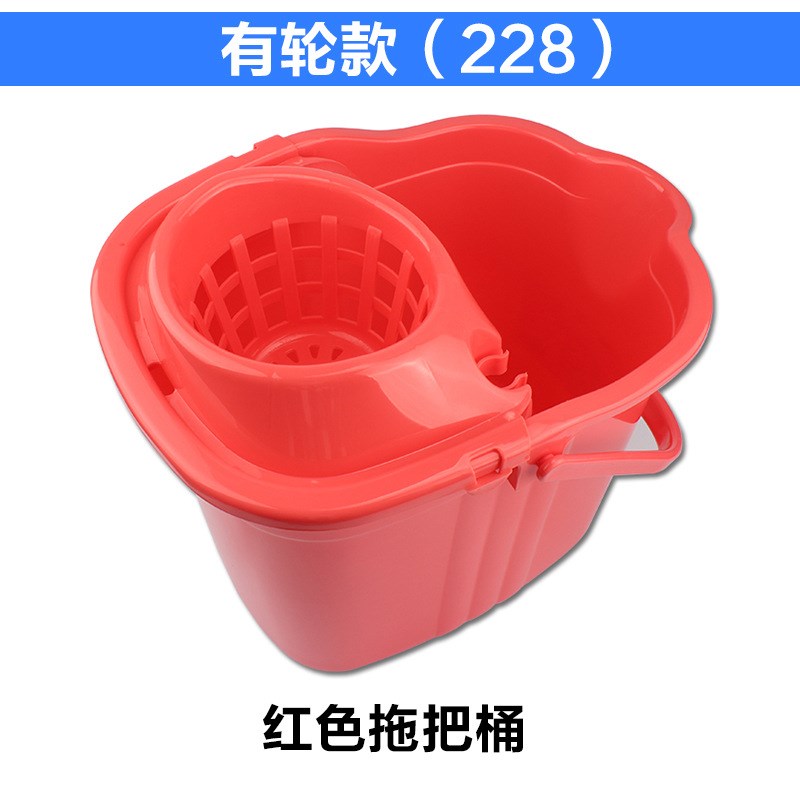 拖把桶挤水桶手压拧干桶地拖单桶墩E布老式拖把拖地水桶拧干器拖
