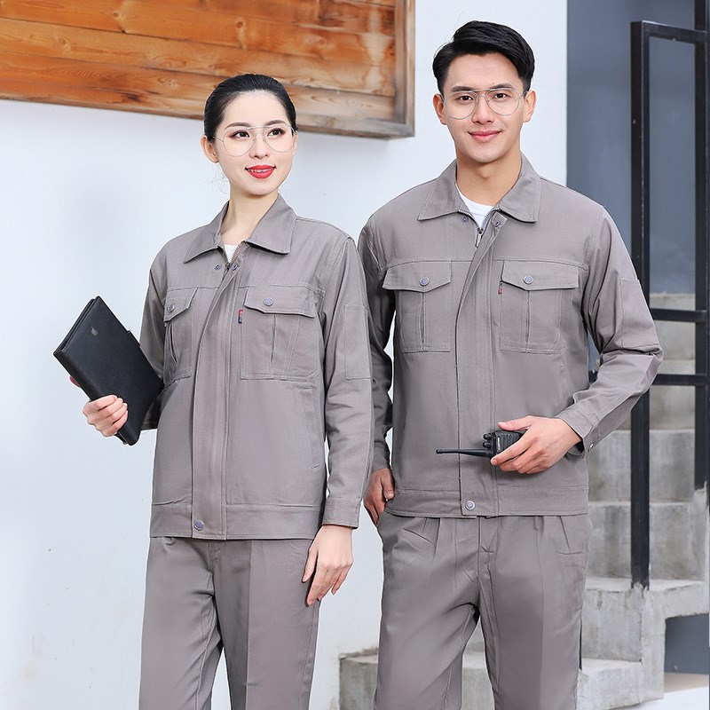 春秋冬工作服套装男p维修防烫电焊服工程服车间厂服全棉劳保服