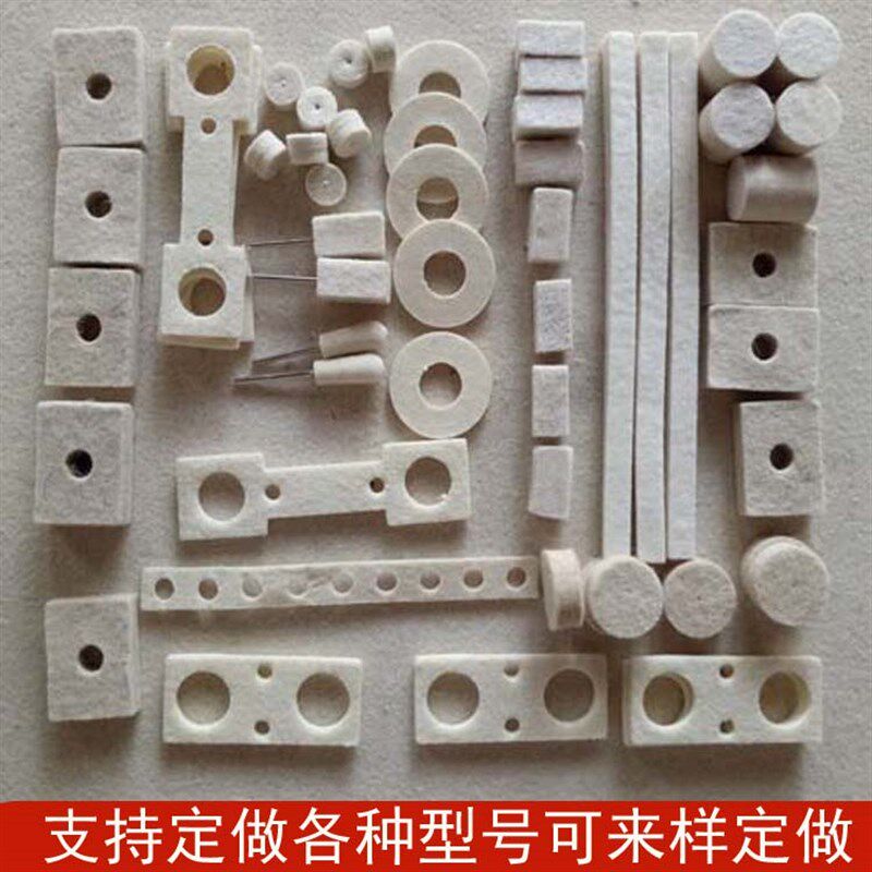 工业毛毡背胶密封耐高温耐v磨吸油隔音防尘毛毡条垫圈块抛光轮齿