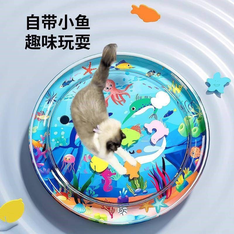 猫咪水床宠物拍拍垫注水冰垫w夏日猫窝犬窝大尺寸冰窝防抓冰垫玩