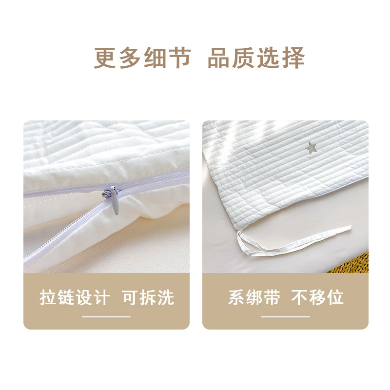 婴儿床床围栏新i生软包防撞a类绗缝床围儿童拼接床围栏缓冲软