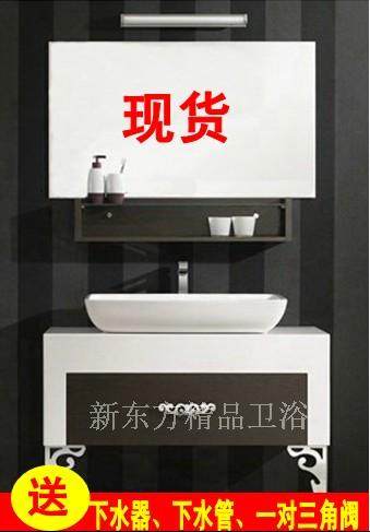 美式欧式橡木浴室柜 橡木卫浴柜洗脸盆柜组合 洗手盆柜组合DF801