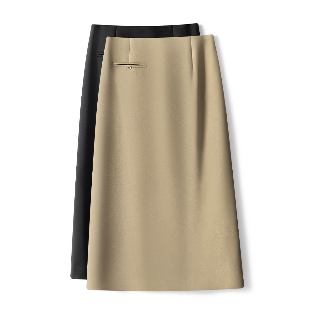 包裙半身裙女夏季裙子薄款高腰a字西装裙气质职业半裙一步裙长裙
