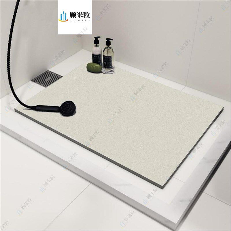 卫生间火烧面g岩板淋浴板下沉式淋浴房踏板防滑石垫脚石浴室地砖