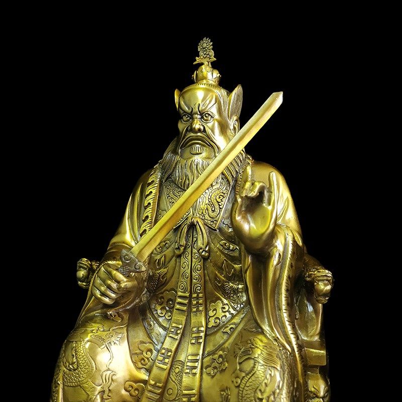 张天师铜像f张道陵祖天师高约40厘米张陵