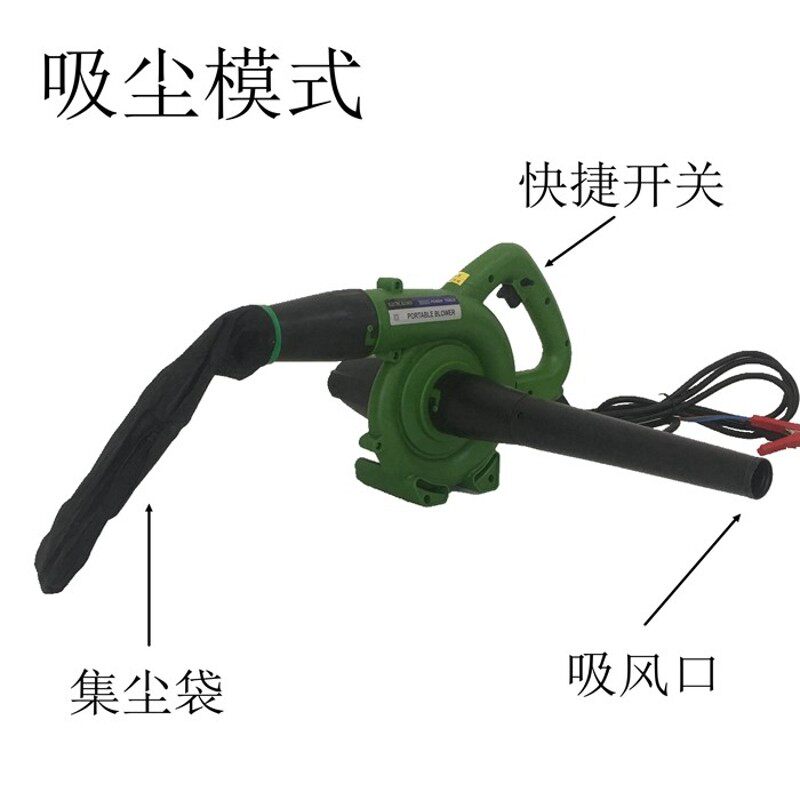 车载鼓风机大功率工业收割机除尘器24V挖掘机滤芯吹风机12V吸尘器